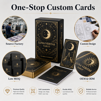 Produsen Percetakan Kartu Tarot Desain Kustom OEM, 78 Kartu Oracle Deck, Layanan Percetakan Kartu Oracle yang Dipersonalisasi