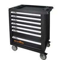 Caja de Herramientas Kinbox de 7 cajones, carro de Metal para garaje, caja de herramientas, armario con mango y ruedas