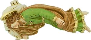 Estatua del Santo durmiente, santo patrón de <span class=keywords><strong>la</strong></span> Iglesia Universal, una <span class=keywords><strong>muerte</strong></span> <span class=keywords><strong>feliz</strong></span> - Product Image 6