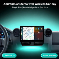 Autoradio CYNAVI Android 13 avec écran tactile, CarPlay, USB/WiFi pour Toyota Land Cruiser LC70/LC71/LC76