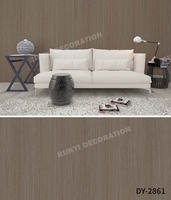 Sustrato de PVC texturas de madera en relieve película de decoración interior de PVC superficie protectora panel de puerta prensa lámina de melamina para panel de acero