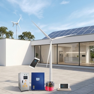 ผลิตภัณฑ์พลังงานทดแทน APP EMS 5G 220V 110V 20KW 15KW หรือที่เรียกว่ากังหันลม / ระบบกังหันลมครบชุด 10kw - Product Image 6