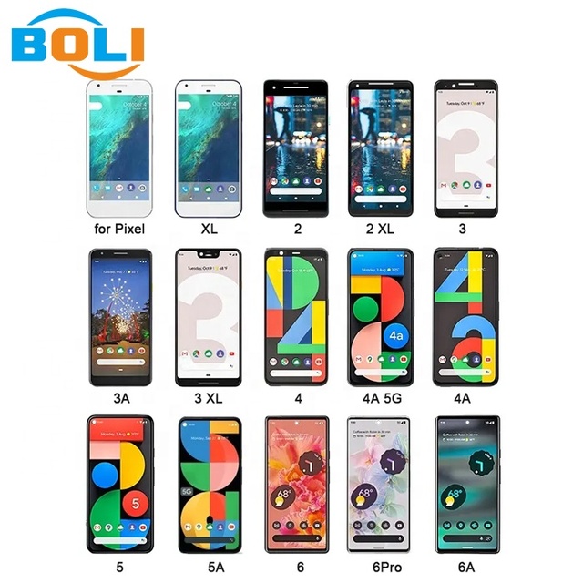 Factory Price Google Pixel 2XL 3XL 2 3 XL 3A 4A 5 5A 6 Pro 6A Mobile Phone LCD Display with 1-Year Warranty