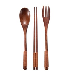 Juego de Cucharas de Madera de Primera Calidad para Cocinar y Servir, Aptas para Fiestas, Cubiertos Ecológicos - Product Image 4