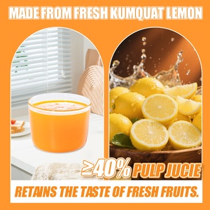 Kumquat limonada fruta jarabe líquido concentrado materias primas para Té burbuja té leche té ingredientes para tienda bebidas - Product Image 3