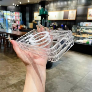 <span class=keywords><strong>Funda</strong></span> Magnética <span class=keywords><strong>Transparente</strong></span> de TPU y PC para iPhone 15 14 13 12 11 Pro Max, Compatible <span class=keywords><strong>con</strong></span> Carga Inalámbrica, Diseño Animal, Bolsa OPP Incluida - Product Image 2