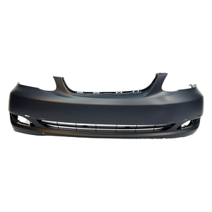 Cubierta de Parachoques Delantero para <span class=keywords><strong>Toyota</strong></span> Corolla S <span class=keywords><strong>XRS</strong></span> Sedán 2005 2006 2007 2008 con Orificios para Faros Antiniebla Imprimado TO1000298 521190Z939 - Product Image 1