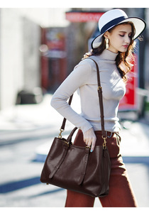 New Fashion Designer Crossbody <b>Bags</b> High Quality Genuine <b>Leather</b> Shoulder Messenger <b>Bag</b> Casual Totes Women Handbags and Purses - Product Image 6