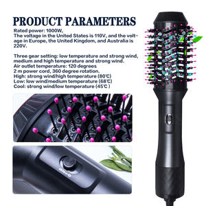 Fluffy <strong>Hair</strong> Dryer Comb 3 In 1 Solf Comb <strong>Brush</strong> Private Mold Hot Air Comd - Product Image 5