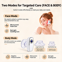 Appareil de massage intelligent Gua Sha avec ventouses à vide, micro-courant EMS, fonction de chaleur, outil de soin corporel portable et rechargeable