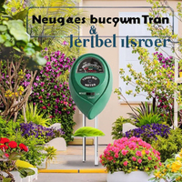 Harga Terbaik Alat Ukur pH Tanah Digital 3-in-1 Desain Plastik Tahan Lama Genggam Bacaan Instan Akurasi 0.1pH Garansi 18 Bulan OEM/ODM