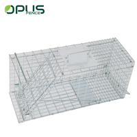 Jaula plegable de acero galvanizado para ratas, trampa para Control de tamaño múltiple