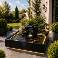 DMJ-JG0007 Cascade murale aquatique personnalisée pour intérieur et extérieur, décoration de jardin et de villa
