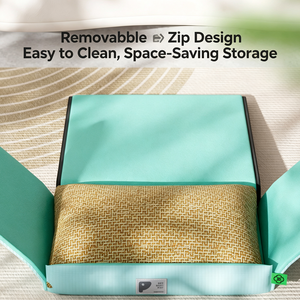 Cat's <b>nest</b> Summer semi-enclosed Cat's <b>nest</b> Large space Pet's <b>nest</b> Four seasons Universal dog <b>bed</b> Deep sleep Pet cooler - Product Image 4