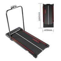 Nuevo Diseño, Caminadora Eléctrica Mini Plegable de 3 Niveles, Pantalla LED, Soporte para Teléfono, Imán, 3 en 1, Ecológica, Quema Calorías, para Oficina