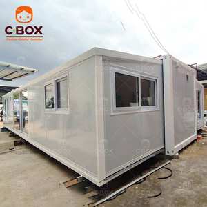 Cbox - Casa Contenedor Expandible Ecológica de 40 pies, Villa Móvil, Estructura de Acero Prefabricada, Edificio Plegable, Campamento, Hotel, Casas Pequeñas - Product Image 1