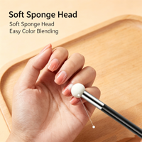Éponge à ongles à gradient haute densité, pinceau à ongles rond, pinceau à ongles ombré, outil de nail art lavable pour manucure DIY