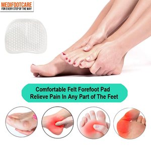 Coussinets en <span class=keywords><strong>gel</strong></span> souple pour l'<span class=keywords><strong>avant</strong></span>-<span class=keywords><strong>pied</strong></span>, coussinets métatarsiens en <span class=keywords><strong>gel</strong></span> réutilisables, coussinets métatarsiens en nid d'abeille pour femmes, semelles intérieures en <span class=keywords><strong>gel</strong></span> pour talons hauts - Product Image 5