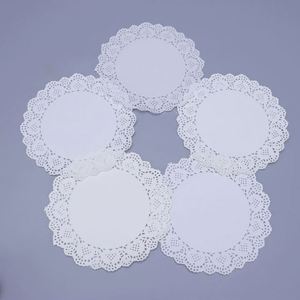 Disposable High Quality Double-Sided Lace Oil Absorbing <b>Paper</b> Pad White Food Grade Eco-Friendly Greaseproof Non-Stick for Bread - Product Image 1