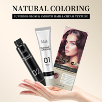 Jelsilk Krim Pewarna Rambut Herbal Bebas Amonia Mudah Digunakan Formula Keratin Profesional Warna Tahan Lama Melembapkan Rambut