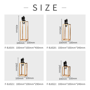 Accessoires de <span class=keywords><strong>table</strong></span> pour salon de style nordique, pièces d'art en céramique, décoration intérieure moderne, <span class=keywords><strong>or</strong></span> luxueux, décoration de la maison - Product Image 3