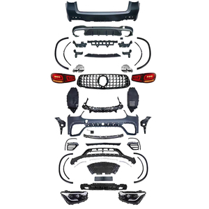 2022 GLC63 AMG style facelift body kit pour <span class=keywords><strong>Mercedes</strong></span> benz GLC class X253 2015-2019 ajustement parfait - Product Image 2
