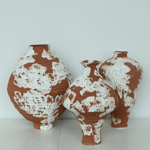 Jarrones de Flores de Porcelana Rústica de Lujo, Decoración del Hogar, Jarrones de Cerámica al por Mayor para el Hogar o Hoteles, para Jardín y Bodas - Product Image 1