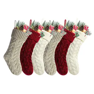 37cm Bulk Blank Christmas Stocking For Embroidery Large White Grey In Bulk Christmas Stockings 2022 Decoration