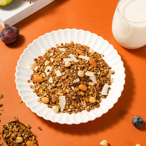 Porridge aux noisettes, cacao et noix, flocons d'avoine cuites au four, chocolat, substitut de <span class=keywords><strong>petit</strong></span>-<span class=keywords><strong>déjeuner</strong></span>, vente en gros - Product Image 5