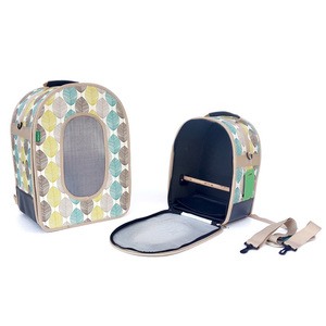 Mochila Transportadora de Aves Baolujie con Diseño Floral, Bolsa de Transporte Portátil para Aves Pequeñas - Product Image 3