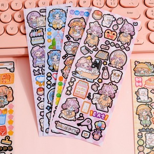 Etiqueta engomada impermeable de DAQIDO, pegatinas de papel personalizadas, pegatina de hoja de dibujos animados de vinilo autoadhesiva impermeable - Product Image 6