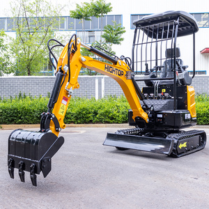 1.4t Mini Excavator Skid Steer Compatible with Jaw Crusher Tools - Product Image 4