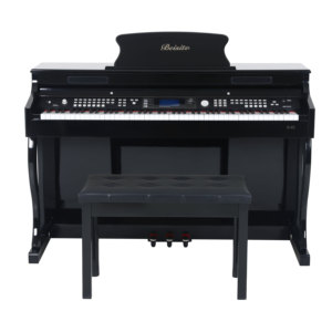B-82 Upright Multifunctional Digital Piano and Professional Piano with 88-Key Weighted Hammer Action Piano <b>Keyboard</b> - Product Image 2