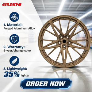 Rines de Aleación de Bronce Forjados Personalizados de Lujo GS en Oferta, 19, 20 y 22 Pulgadas, Diseño Cóncavo, 5x114.3, 5x130, 5x120, 5x112 para BMW, Audi, <span class=keywords><strong>Nissan</strong></span> - Product Image 6