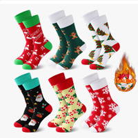 Chaussettes fantaisie amusantes pour hommes et femmes, design original, en coton, pour l'automne et l'hiver, chaussettes de Noël pour hommes et femmes, cadeau
