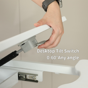 Ada nhà sản xuất Ergonomic máy tính xách tay bàn văn phòng di chuyển chiều cao khí nén có thể điều chỉnh soạn thảo bảng với ngăn kéo - Product Image 2