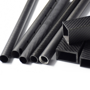 Venta directa de fábrica Tubo de fibra de carbono 3K para modelo de avión y patrón cuadrado deportivo - Product Image 6