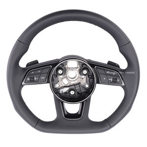 Volant en cuir sport A4 B9 M personnalisé compatible avec <span class=keywords><strong>audi</strong></span> <span class=keywords><strong>A3</strong></span> A4 A4L Avant Allroad A5 A6L A7 Q2L Q3 Q5 Q5L Q7 A1 <span class=keywords><strong>A3</strong></span> 8V 8P - Product Image 1