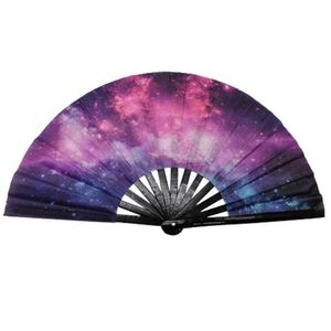 Abanico de Mano Grande de 13 Pulgadas (33 cm), Abanico Plegable Portátil de Bambú, Ideal para Regalos Promocionales - Product Image 4