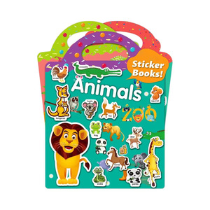 Fabbrica Custom Montessori giocattoli educativi libro adesivo riutilizzabile libro per bambini 2-4 anni attività artigianali giocattoli da viaggio - Product Image 1