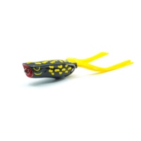Popping Frog, grenouille flottante à haute flottabilité pour racines immergées, système de crochet en fil métallique robuste de qualité supérieure