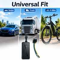 Traceur GPS 4G 4 broches pour voiture avec relais, antenne intégrée, suivi en temps réel, compatible vélo et moto