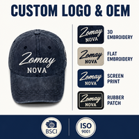 Casquette de baseball personnalisée style Boston, effet vieilli, 6 panneaux, réglable, brodée, type Dad Hat, vente en gros, faible MOQ