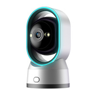 Caméra PTZ WiFi 4MP, Sécurité Vidéo Intérieure, Réseau IP, Couleur Intégrale, Audio Bidirectionnel, Suivi Automatique, Vision Nocturne CMOS, Cloud, 1 An, H.265