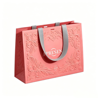 Sacs cadeaux holographiques laser en papier d'art biodégradable et recyclable, personnalisés en gros, pour bijoux, chaussures et vêtements