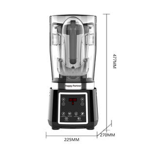 Blender HappyPartner, puissant, professionnel, robuste, pour smoothies, milkshakes, usage commercial, insonorisé - Product Image 6