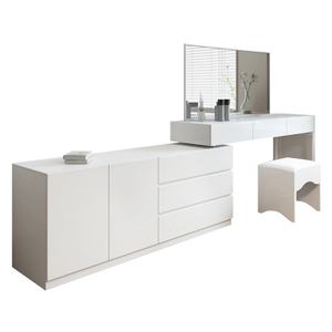 Table console pour salon, table console avec miroir LED pour table de maquillage - Product Image 1