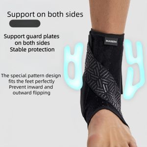 चोट की वसूली के लिए साइड स्टेबलाइजर्स के साथ पेशेवर टखने की चोट वसूली खेल संरक्षण समर्थन - Product Image 4