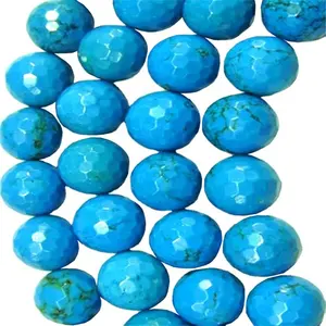 turquoise rough jade gemstone blue turquoise faceted beads