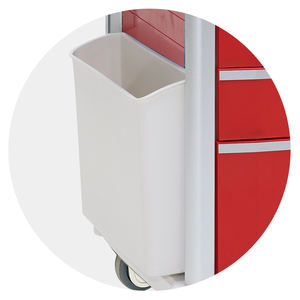 MN-EC014 मनहुआ मेडिकल इमरजेंसी कार्ट मेडिसिन ट्रॉली अस्पताल क्लिनिक चिकित्सा आपातकालीन गाड़ी कीमत - Product Image 6